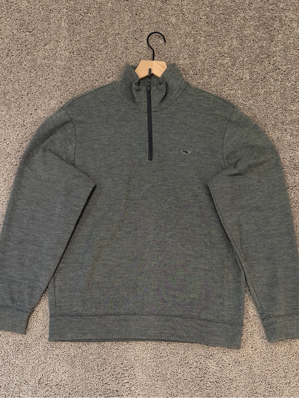 Vineyard Vines Navy Blue Quarter-Zip Pullover Sweatshirt